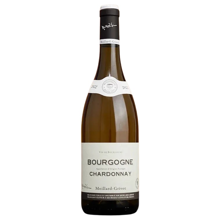 A bottle of 2022 Moillard Grivot Bourgogne Chardonnay 750ml White Wine