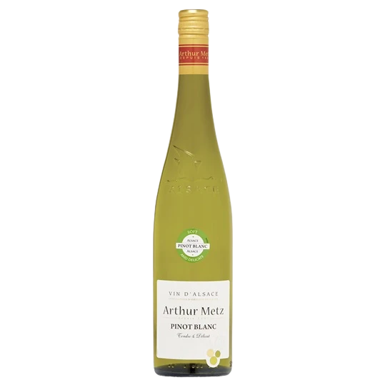 A bottle of 2023 Arthur Metz Pinot Blanc 750ml White Wine