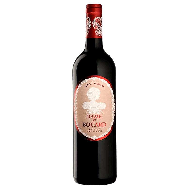 A bottle of 2020 Dame Bouard St Emillion 750ml Red Wine