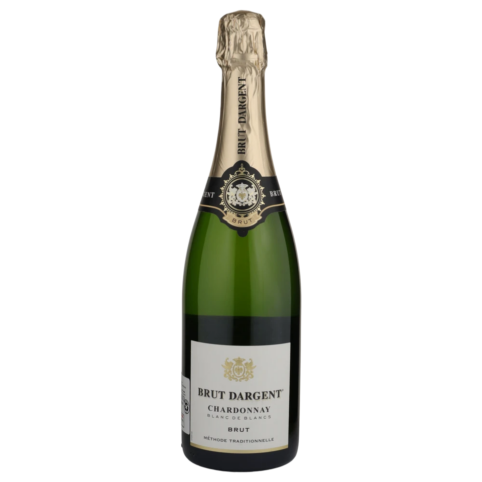 A bottle of NV D'Argent Cuvee Prestige Blanc de Blancs Brut 750ml Sparkling Wine