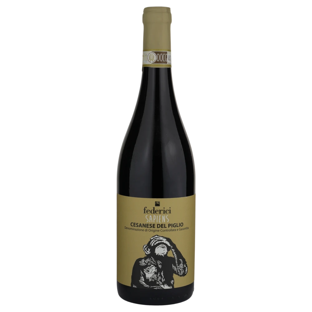 A bottle of 2020 Federici Sapiens Cesanese del Piglio DOCG 750ml Red Wine