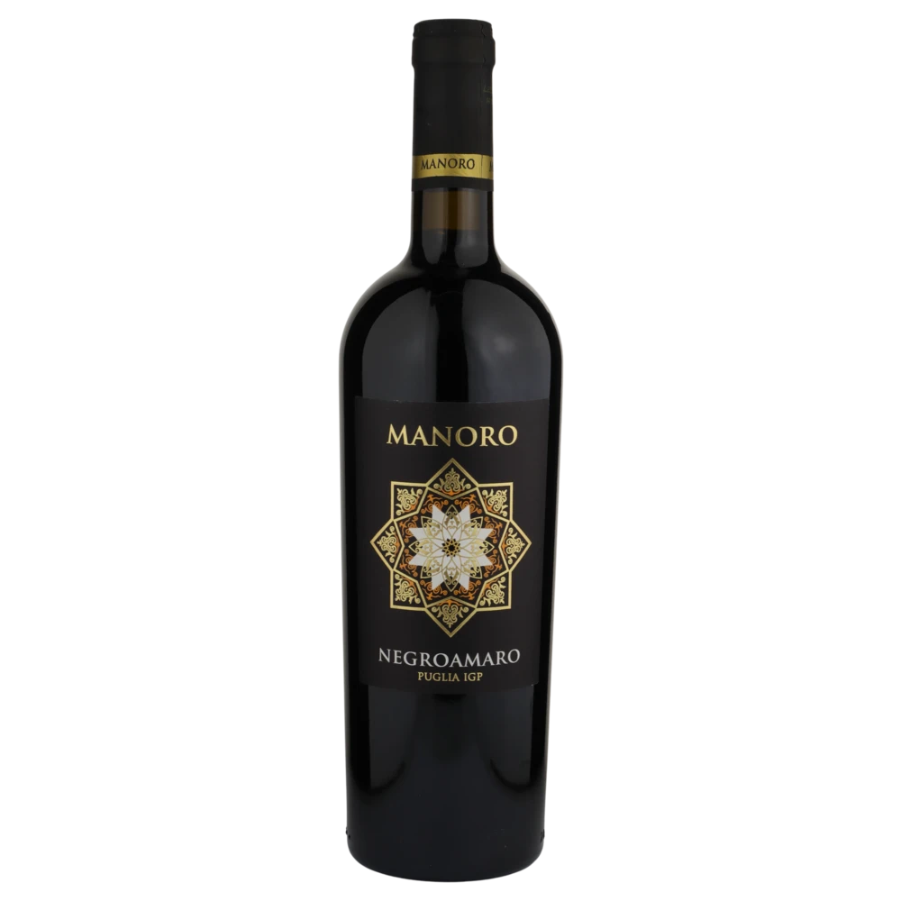A bottle of 2022 San Marzano Manoro Negroamaro 750ml Red Wine