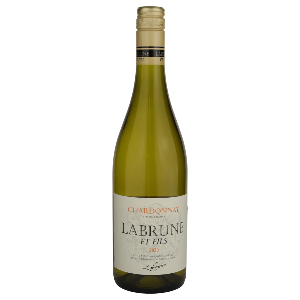 A bottle of 2023 Labrune Chardonnay 750ml White Wine