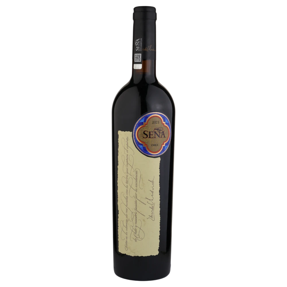 A bottle of 2021 Sena 750ml Red Wine