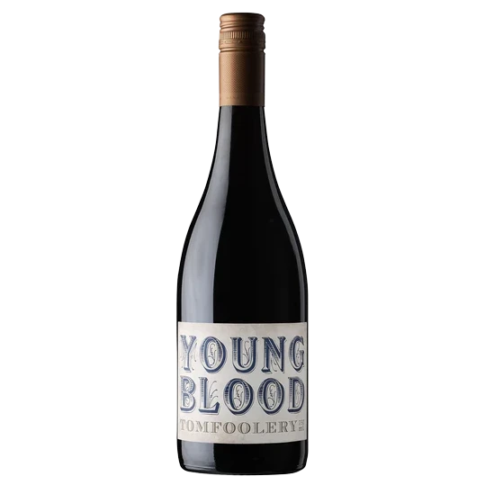 A bottle of 2022 Tomfoolery Young Blood Grenache 22 750ml Red Wine