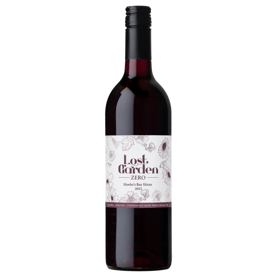 A bottle of Trinity Hill Lost Garden Shiraz 2022 750ml Red Wine