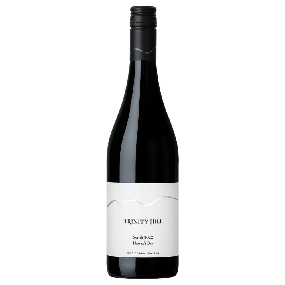 A bottle of 2022 Trinity Hill Syrah 750ml Red Wine