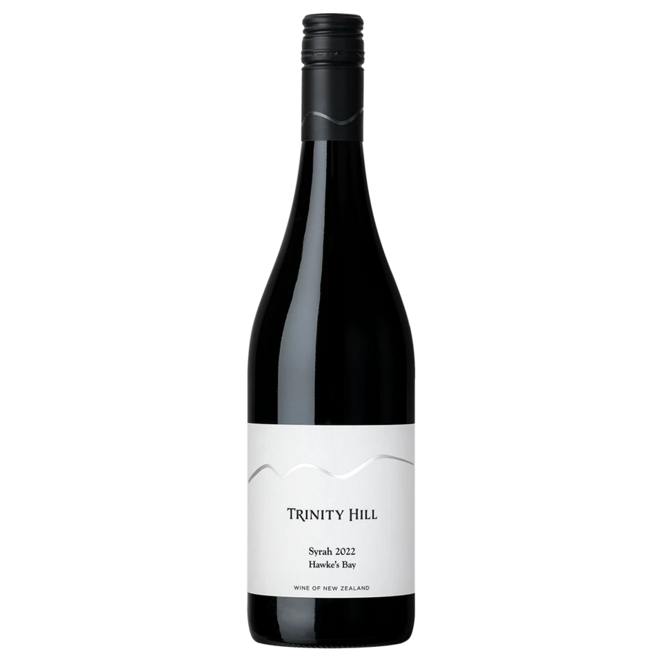 A bottle of 2022 Trinity Hill Syrah 750ml Red Wine