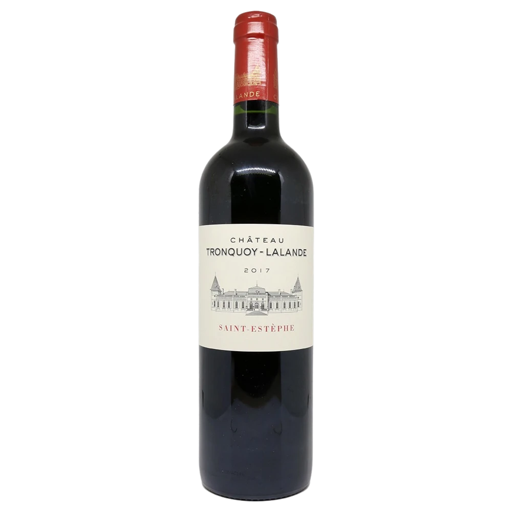 A bottle of 2017 Chateau Tronquoy Lalande 375ml Red Wine