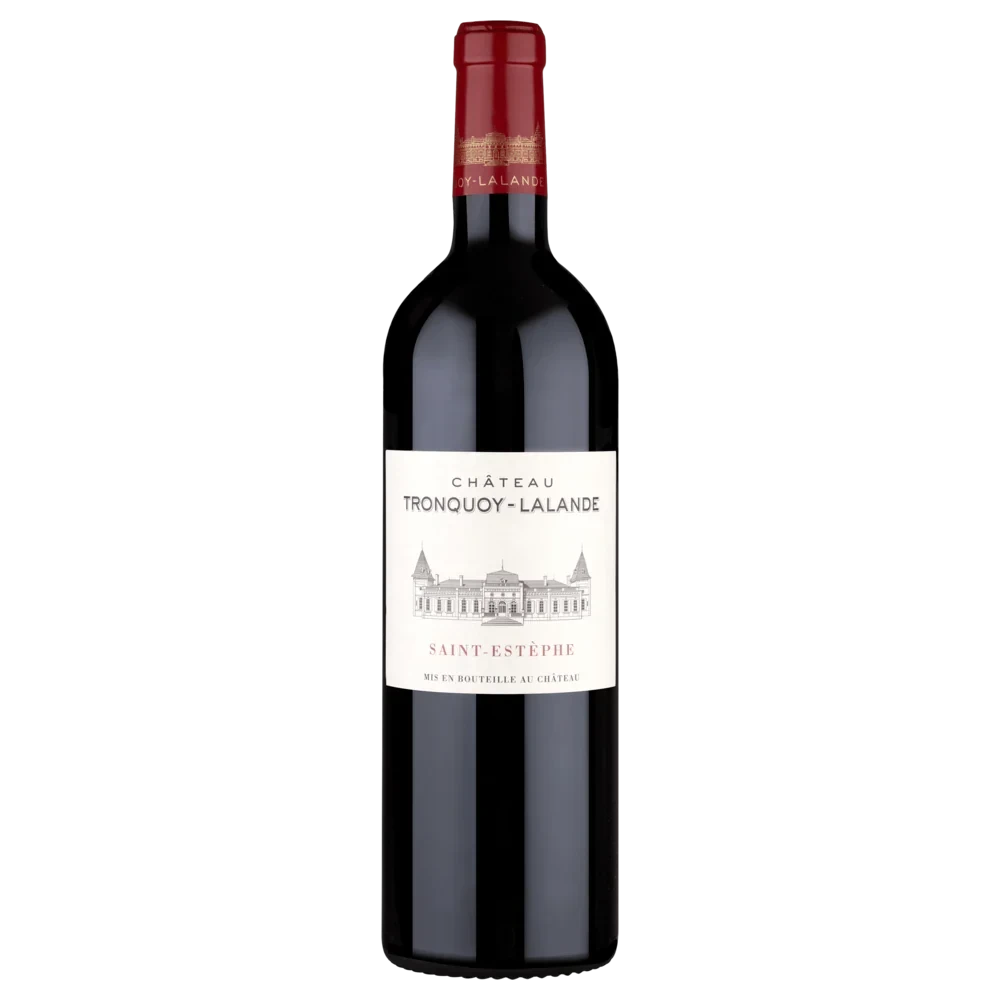 A bottle of 2018 Chateau Tronquoy Lalande 1500ml Red Wine
