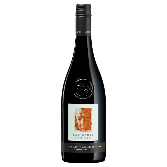 A bottle of 2023 Two Hands Brave Faces Shiraz Grenache 750ml Red Wine