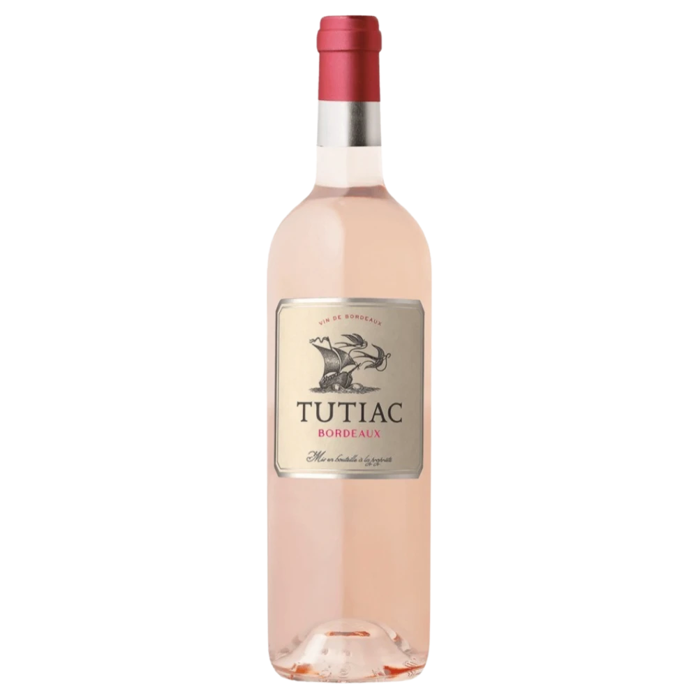 A bottle of 2022 Tutiac Rosé Bordeaux Rosé 12.5% 750ml Rose Wine