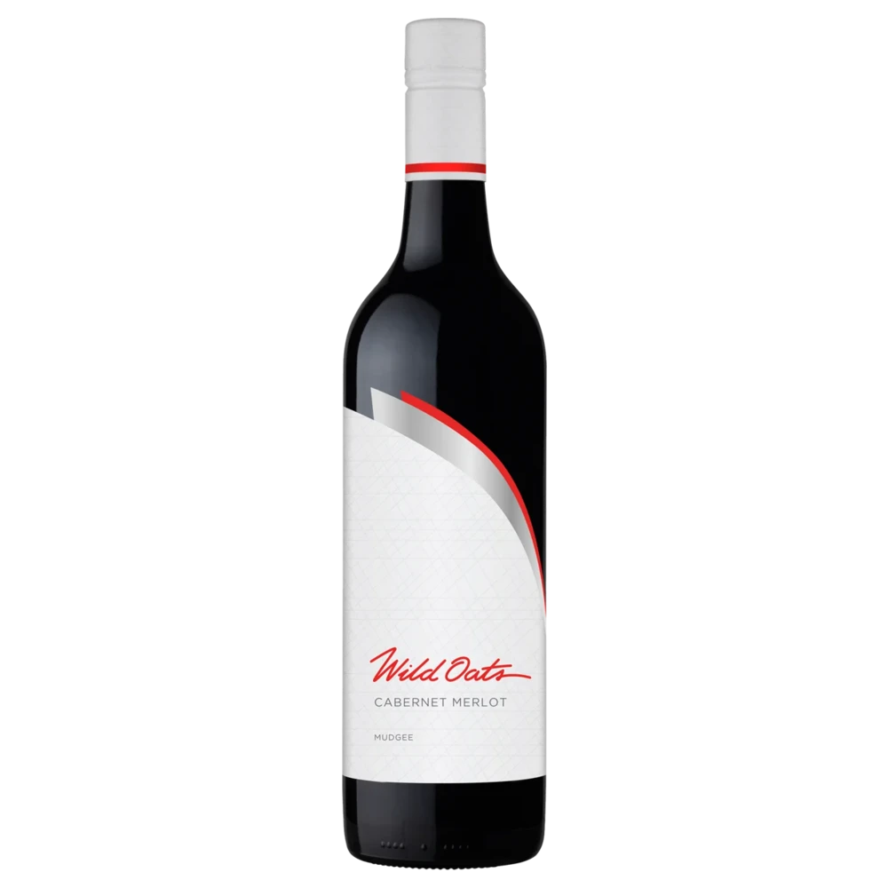 A bottle of 2021 Wild Oats Cabernet Merlot 750ml Red Wine