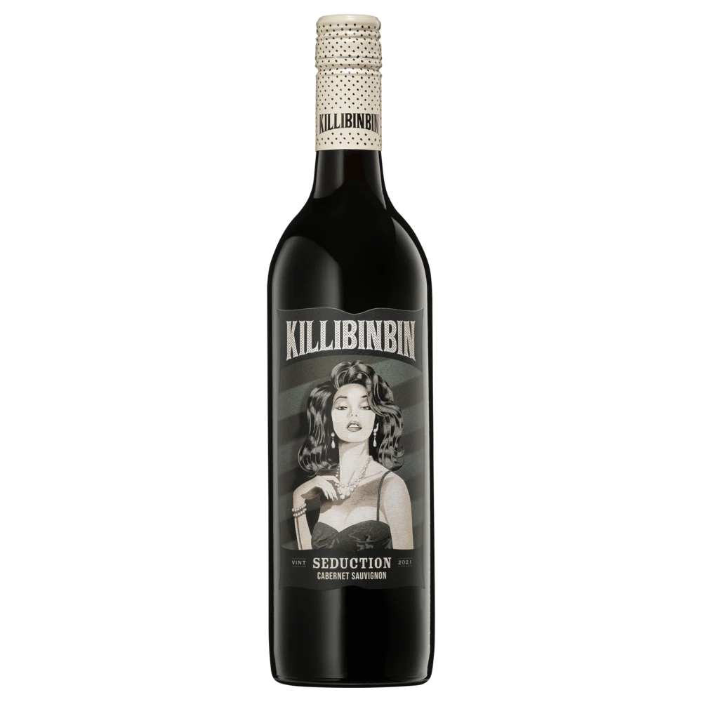 A bottle of 2021 Killibinbin Seduction Cab S Langhorne Creek 750ml Red Wine