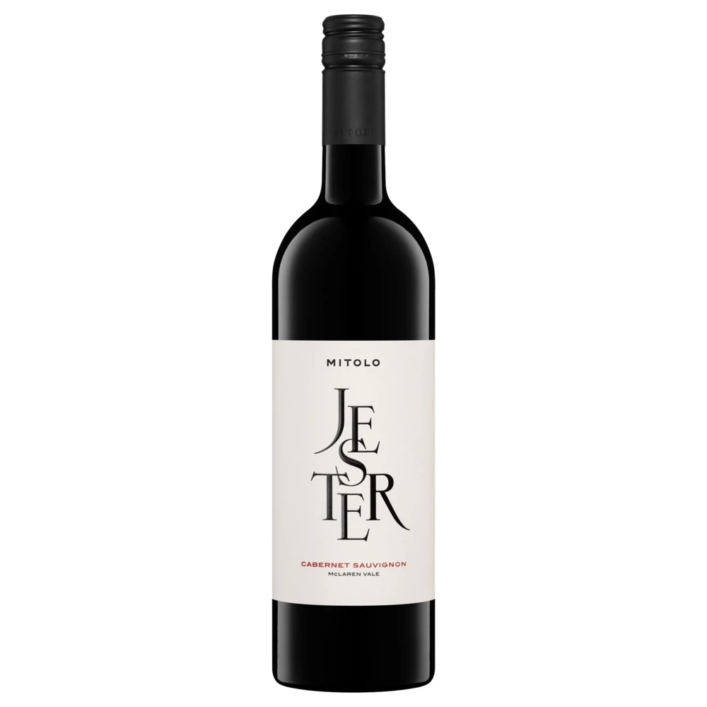 A bottle of 2020 Mitolo Jester Cab Sauv McLaren Vale 750ml Red Wine