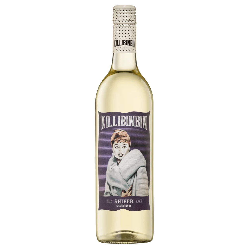 A bottle of 2023 Killibinbin Shiver Chardonnay Langhorne Creek 750ml White Wine