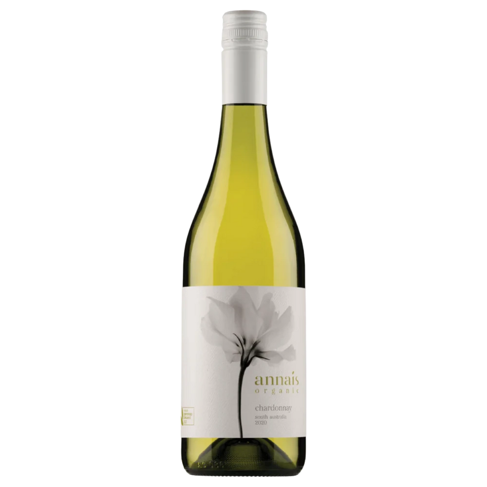 A bottle of 2020 Annais Organic Chardonnay South Australia 750ml White Wine