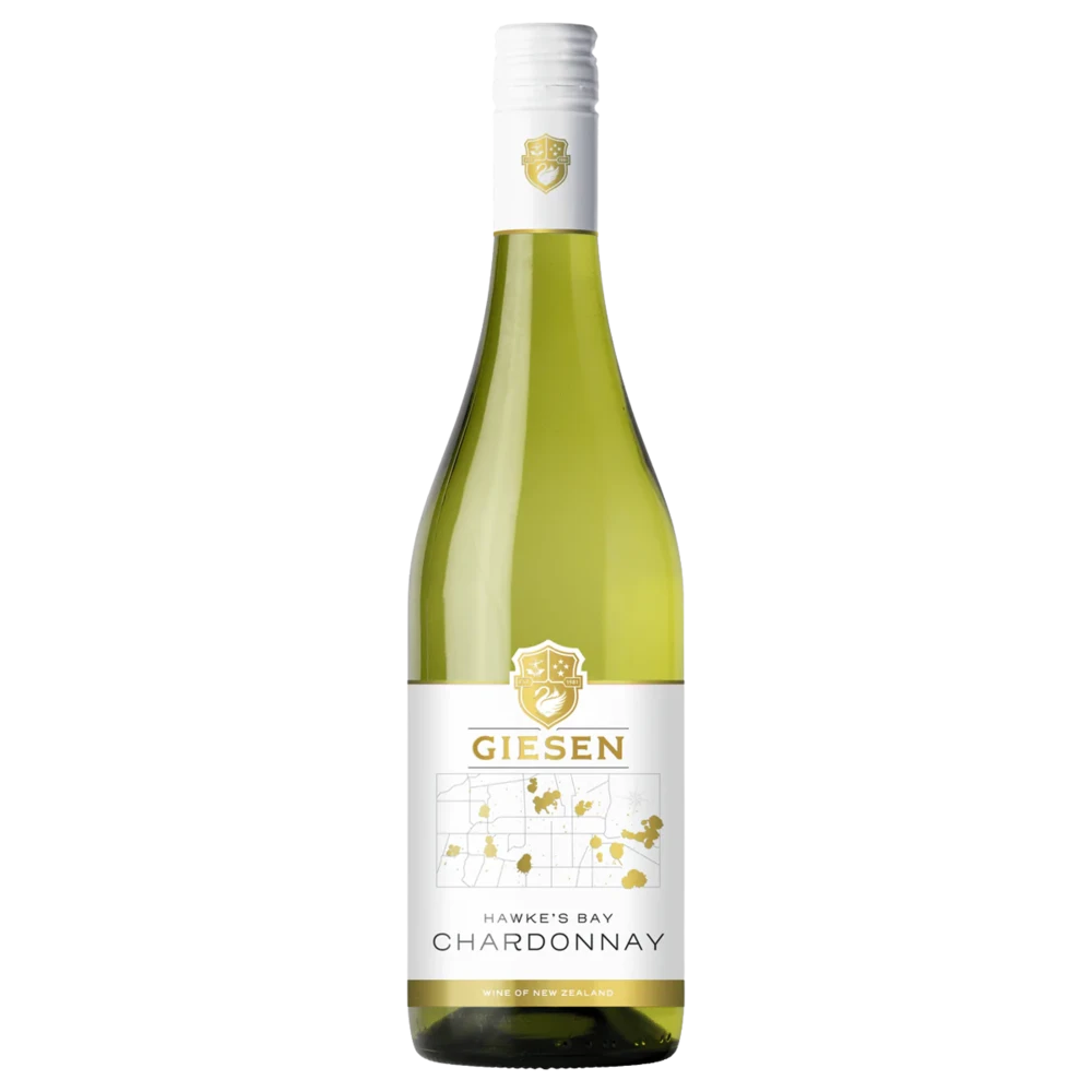 A bottle of 2023 Giesen Estate Chardonnay Hawkes Bay 750ml White Wine