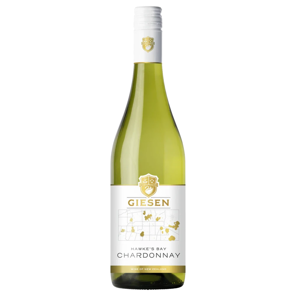 A bottle of 2023 Giesen Estate Chardonnay Hawkes Bay 750ml White Wine