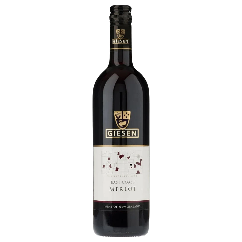 A bottle of 2022 Giesen Estate Merlot Hawkes Bay 750ml Red Wine