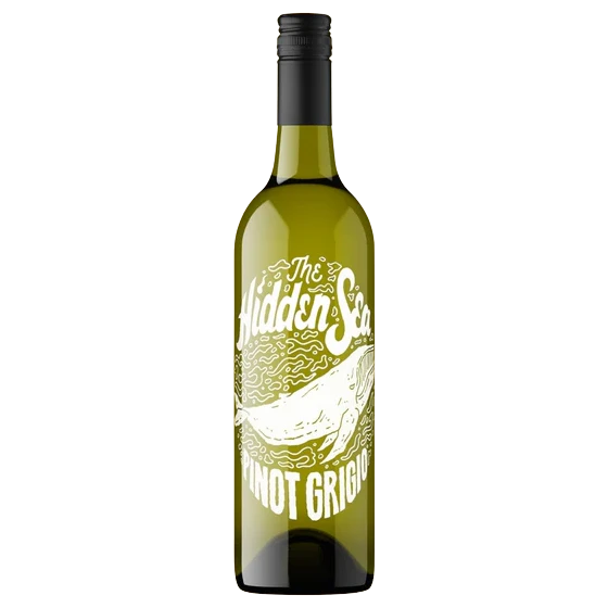 A bottle of 2023 The Hidden Sea Pinot Grigio South Australia 750ml White Wine