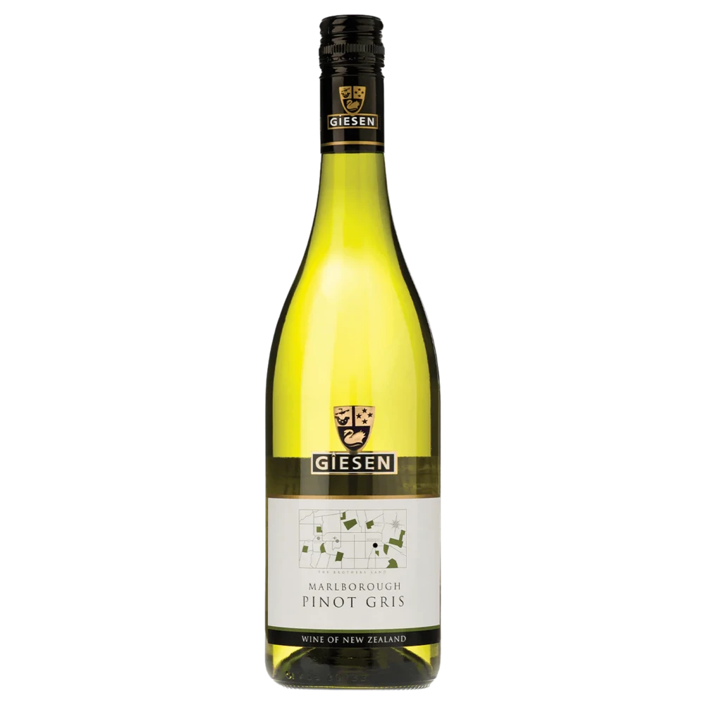 A bottle of 2023 Giesen Estate Pinot Gris New Zealand 750ml Red Wine