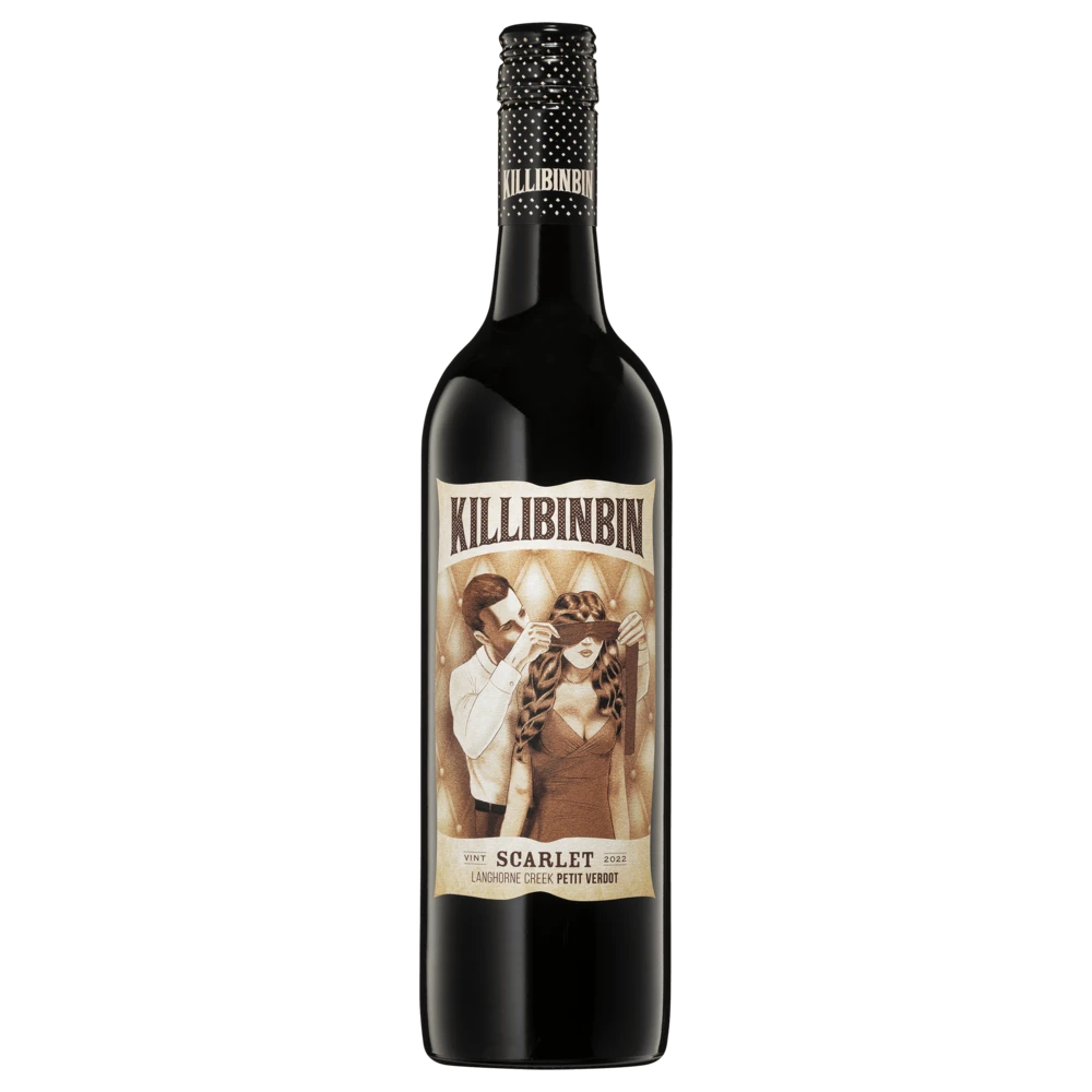 A bottle of 2022 Killibinbin Scarlet Petit V Langhorne Creek 750ml Red Wine