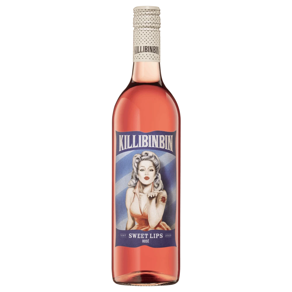 A bottle of 2024 Killibinbin Sweet Lips Rose Langhorne Creek 750ml Rose Wine