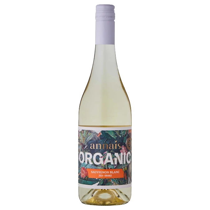 A bottle of 2024 Annais Organic Sauvignon Blanc Orange 750ml White Wine