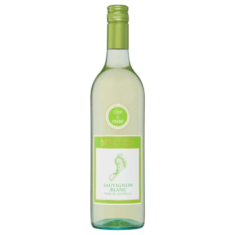A bottle of 2023 Barefoot Sauvignon Blanc 750ml White Wine