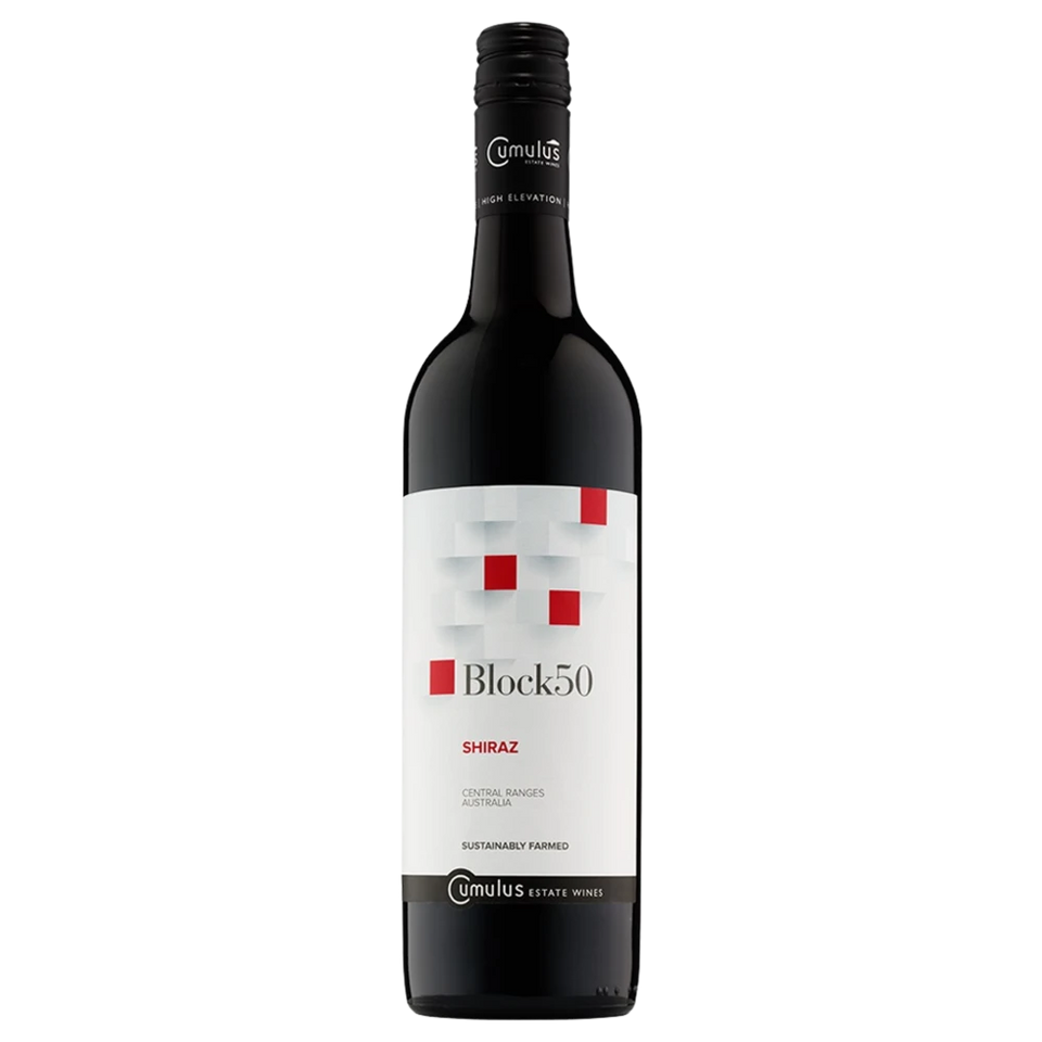 A bottle of 2019 Block 50 Shiraz 750ml Red Wine