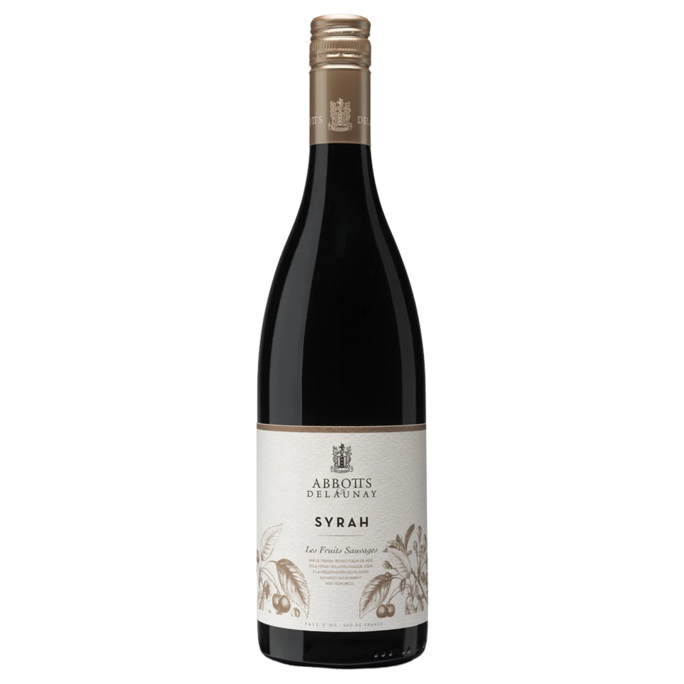 A bottle of 2020 Abbotts & Delaunay Syrah IGP Oc France 750ml Red Wine