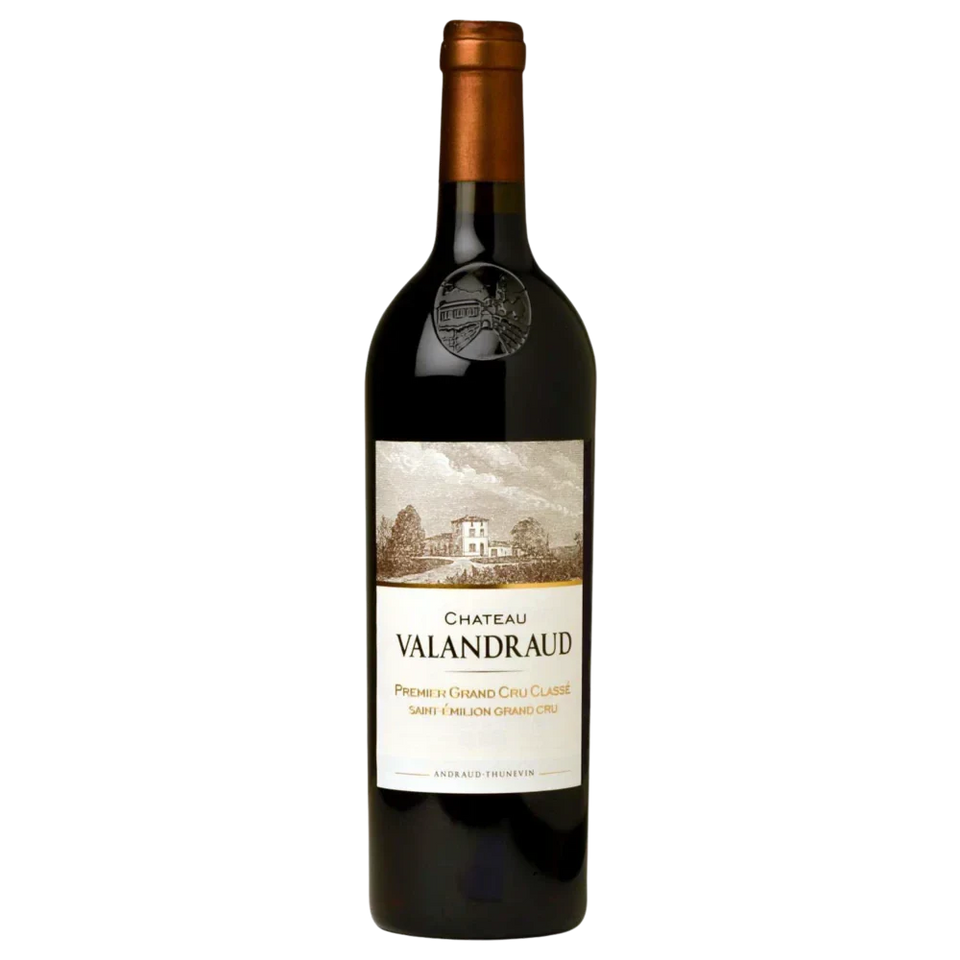 A bottle of 2020 Chateau Valandraud 6000ml Red Wine