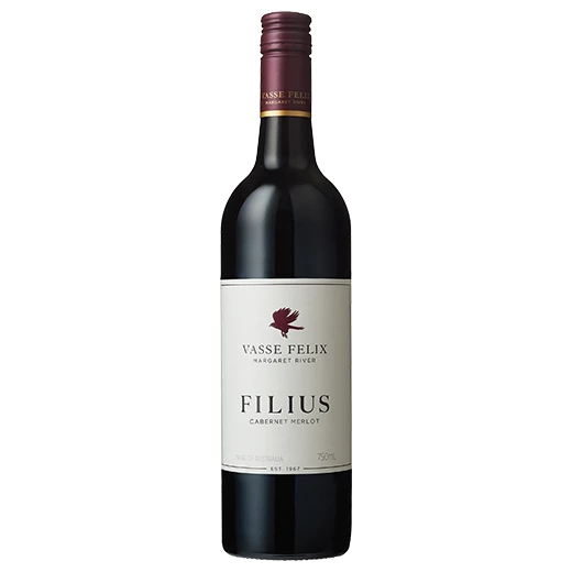 A bottle of 2023 Vasse Felix Filius Cabernet Merlot 750ml Red Wine