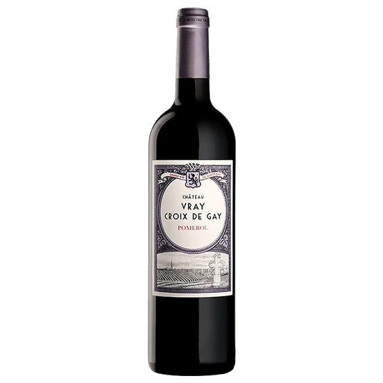 A bottle of 2019 Chateau Vray Croix De Gay 750ml Red Wine