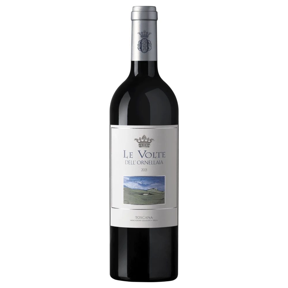 A bottle of 2021 Le Volte Dell'Ornellaia 750ml Red Wine
