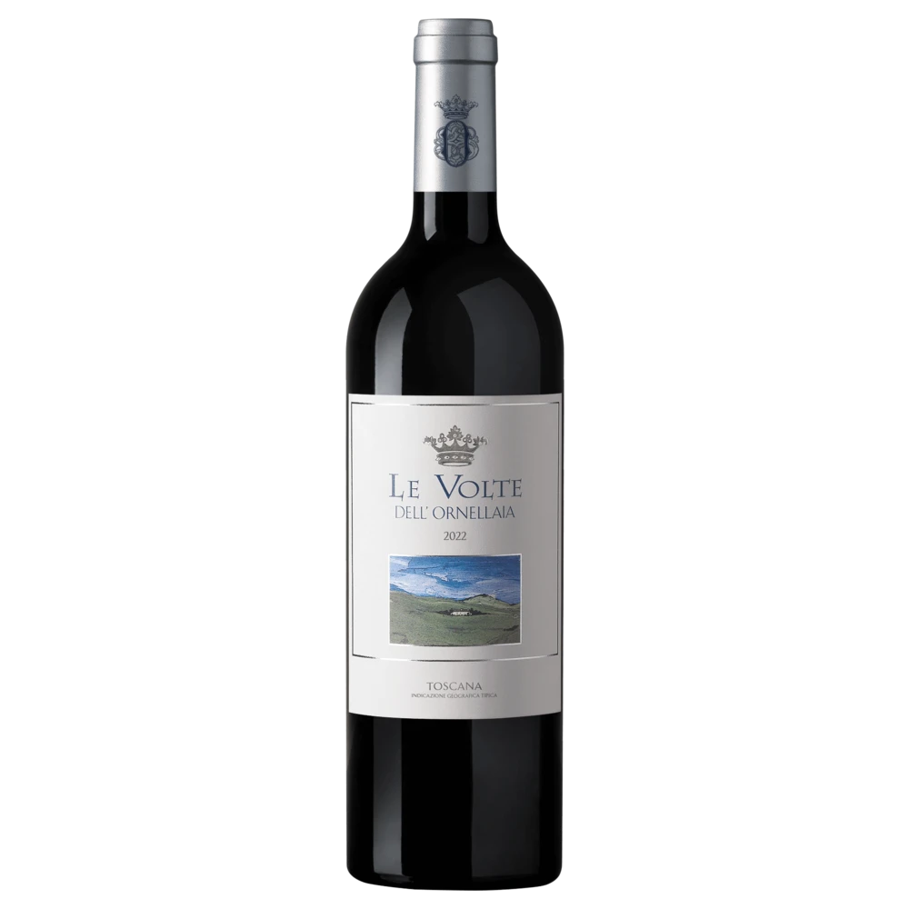 A bottle of 2022 Le Volte Dell'Ornellaia 750ml Red Wine