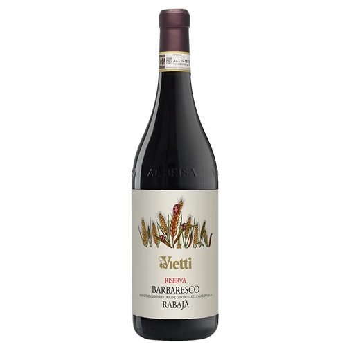 A bottle of 2019 Vietti Barbaresco Riserva Rabaja Wooden Boxed 750ml Red Wine