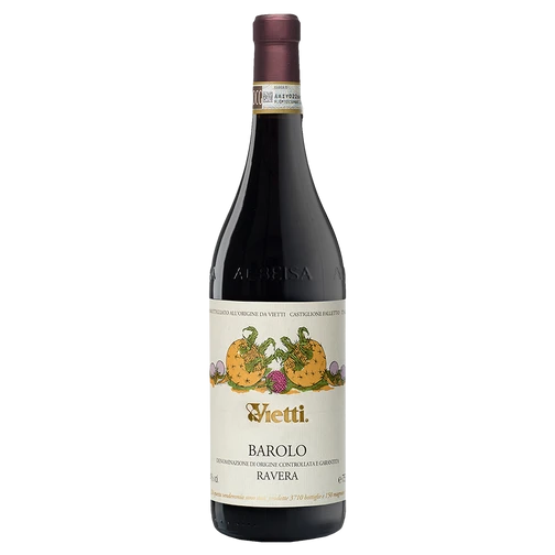 A bottle of 2018 Vietti Barolo Ravera 750ml Red Wine