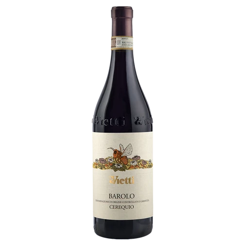 A bottle of 2020 Vietti Barolo Cerequio 750ml Red Wine