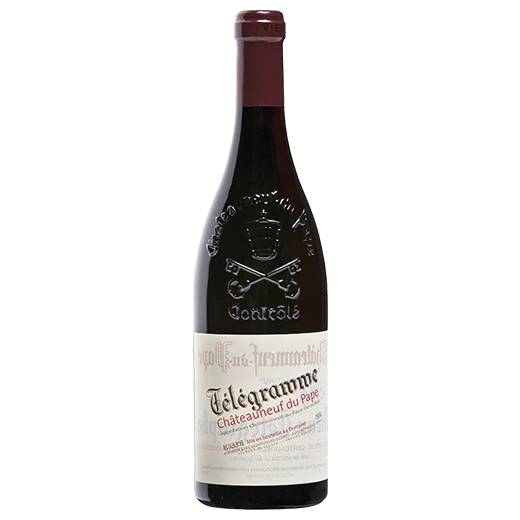 A bottle of 2021 Vieux Télégraphe Télégramme Châteauneuf du Pape 750ml Red Wine