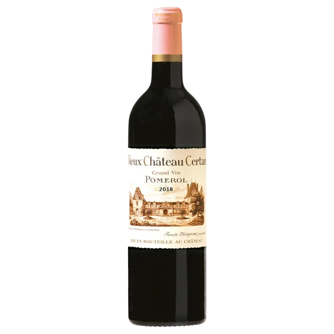 A bottle of 2018 Vieux Chateau Certan 6000ml Red Wine