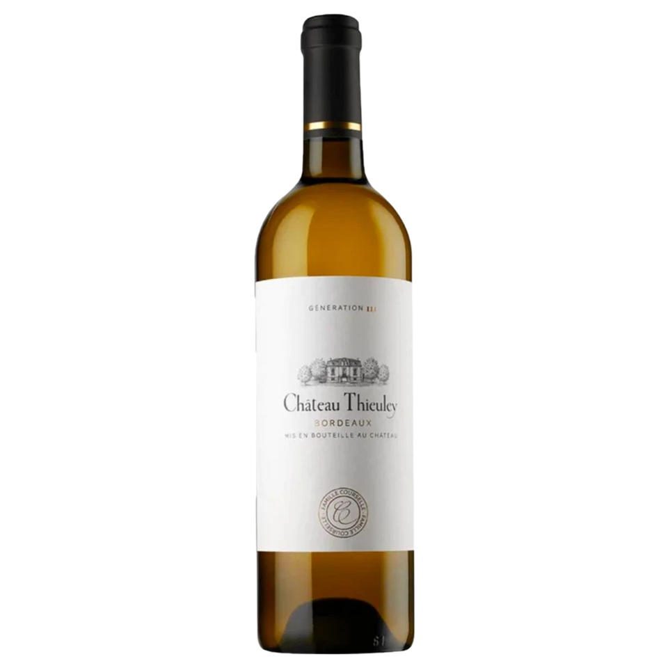 A bottle of 2023 Chateau Thieuley Bordeaux Generation 3 white 750ml White Wine