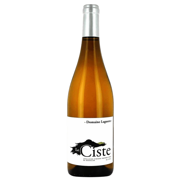A bottle of 2022 Domaine Laguerre Cotes Roussillon 'La Ciste’ white 750ml Red Wine