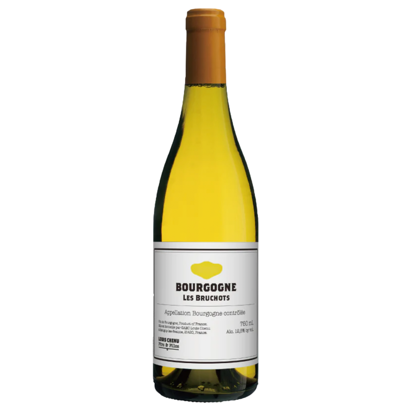 A bottle of 2021 Domaine Louis Chenu Bourgogne ‘Les Bruchots’ white 750ml White Wine