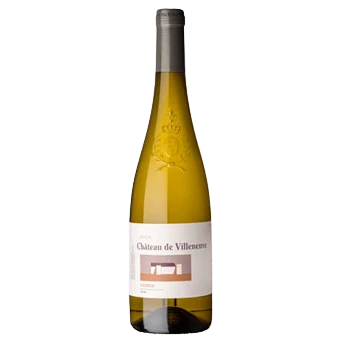 A bottle of 2022 Chateau de Villeneuve Saumur Blanc white 750ml White Wine
