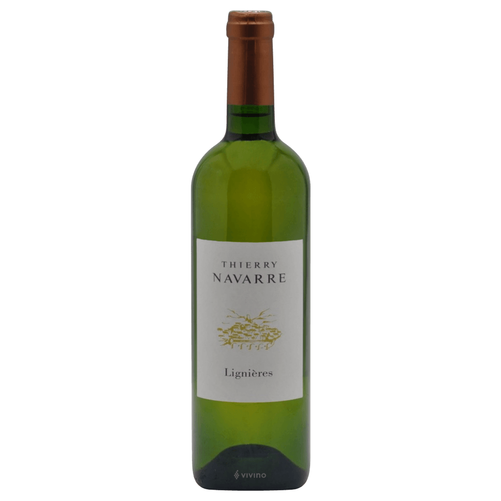 A bottle of 2022 Domaine Thierry Navarre VDF 'Lignieres' white 750ml White Wine