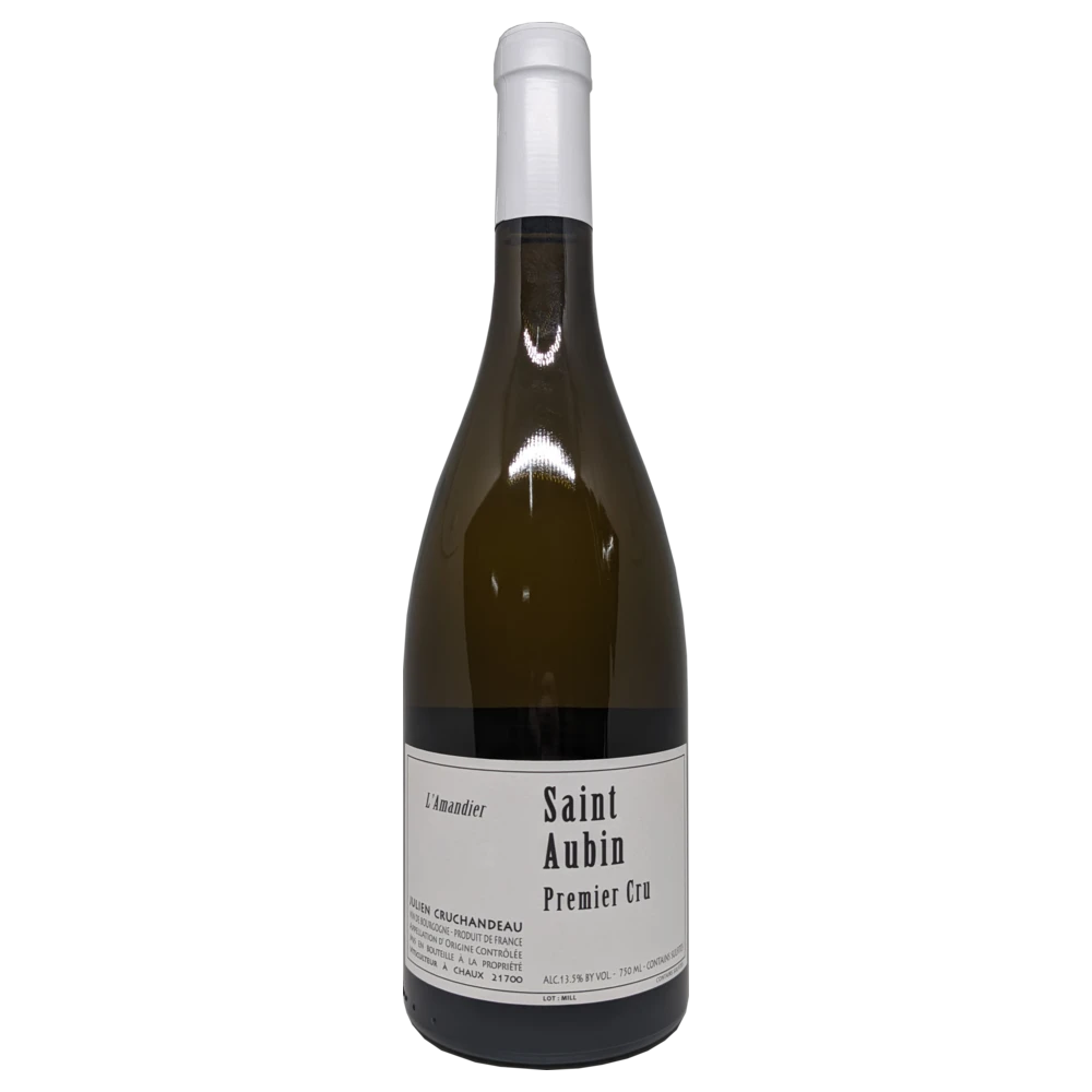 A bottle of 2022 Domaine Cruchandeau Saint Aubin 1er Cru 'L'Amandier' white 750ml White Wine