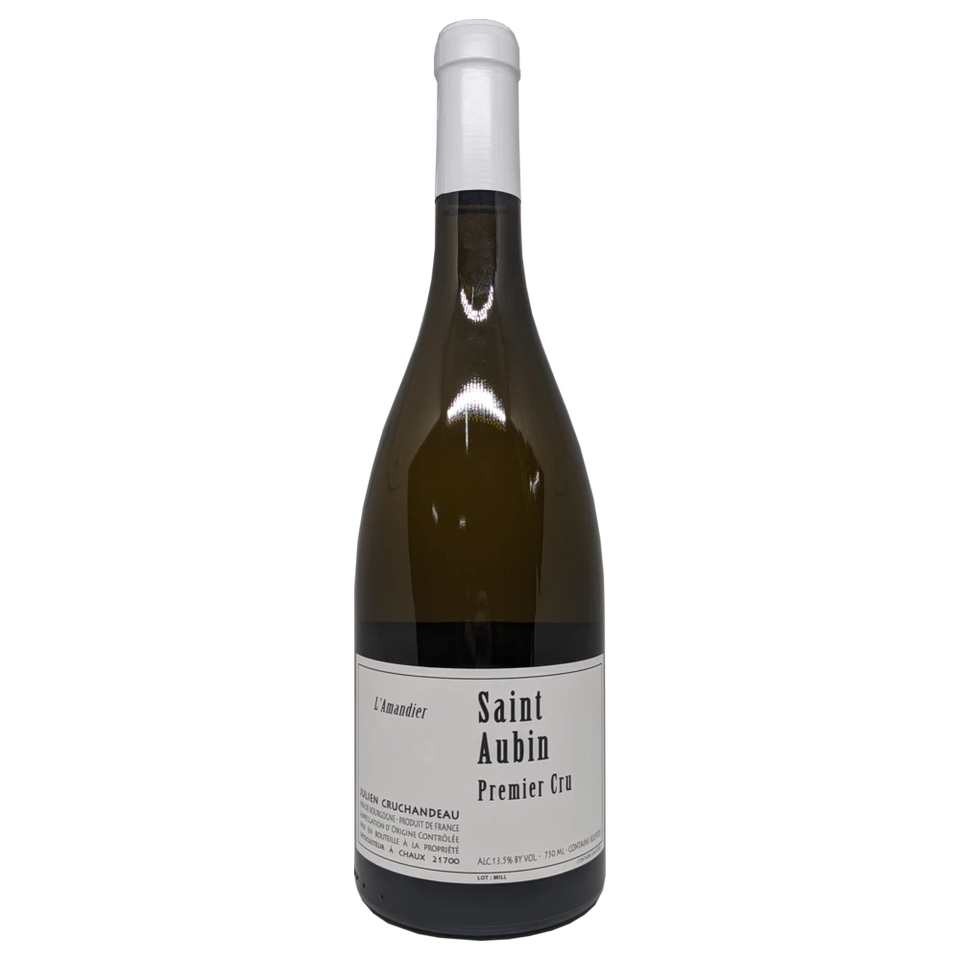 A bottle of 2022 Domaine Cruchandeau Saint Aubin 1er Cru 'L'Amandier' white 750ml White Wine