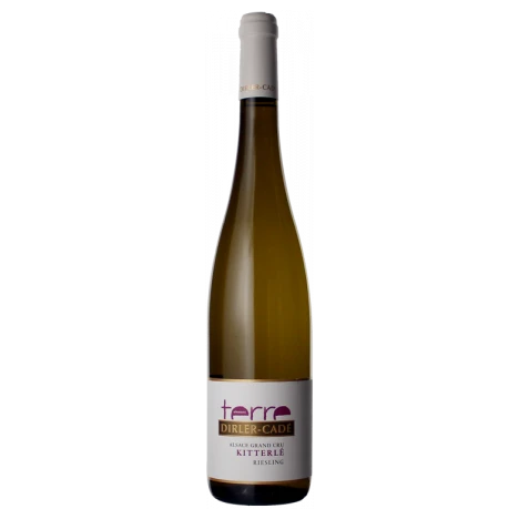 A bottle of 2021 Dirler Cade Alsace Riesling Grand Cru Kitterlé 'Elément Terre' white 750ml White Wine